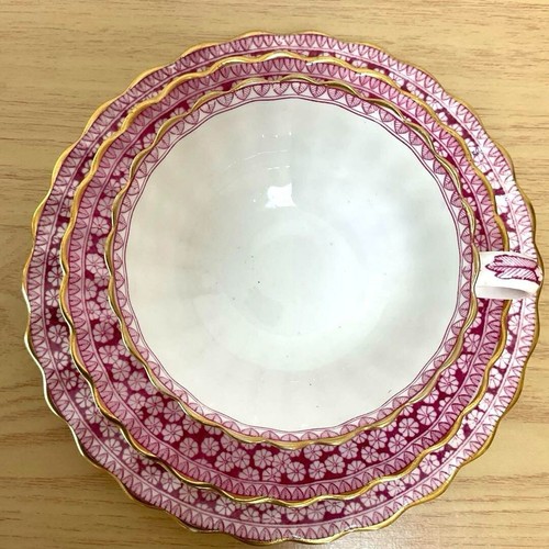Spode Copeland Primrose Cup Saucer Plate 16cm Trio Set - Picture 19 of 20