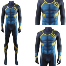 New The Cyclops Jumpsuit Superhero X-Men Cosplay Bodysuit Costume Halloween Suit