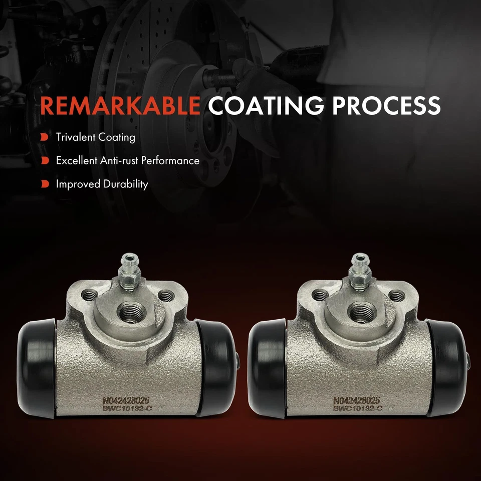 Cilindro de rueda de freno de tambor trasero izquierdo y derecho para Chevy Silverado 1500 HD GMC Foto 3 de 4