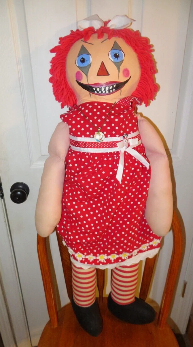 Scary raggedy ann best sale doll