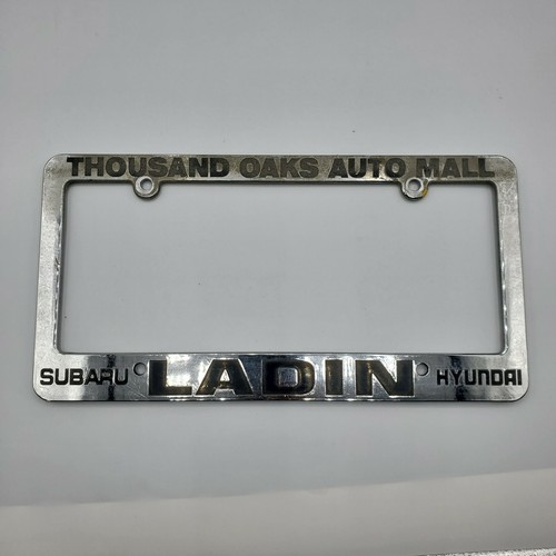 Thousand Oak Auto Mall Ladin Subaru Hyundai Plastic License Frame