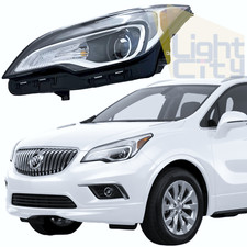 [Halogen] For 2016-2018 Buick Envision Driver Headlamp with BULB (LED DRL) LH