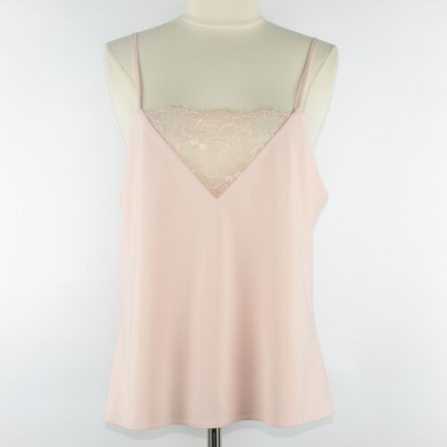 AQUA KAPSEL rosa Cami Top Tank seidig gefüttert verstellbarer Riemen Spitze M - Bild 2 von 7