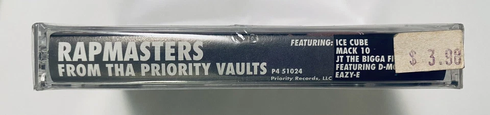 Rapmasters From Tha Priority Vaults Volume 6 Cassette Tape Eazy-E Ice Cube NOS - Image 3 of 3