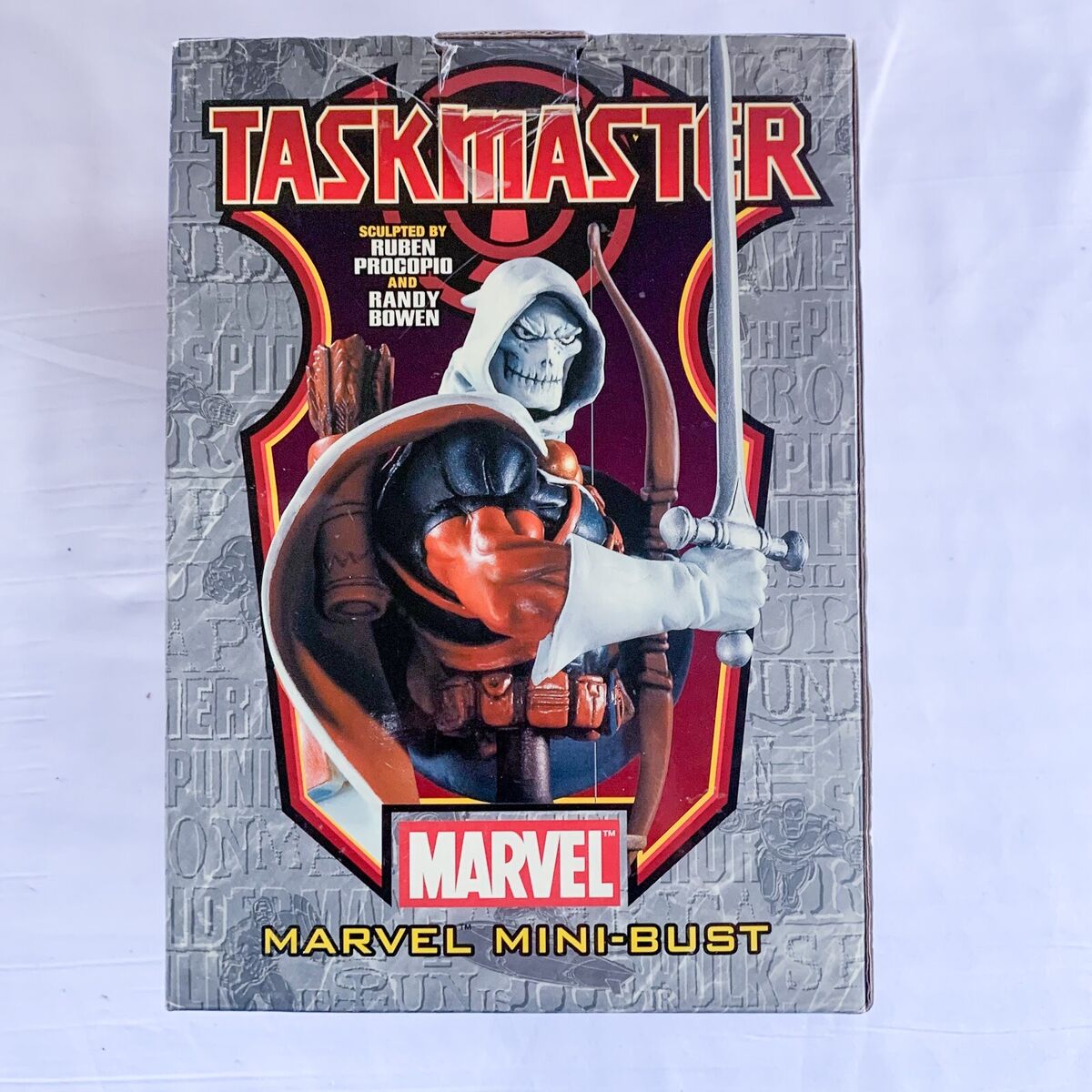 ⊗ TASKMASTER ⊗  MARVEL MINI-BUST Bowen Designs Taskmaster Marvel Mini Bust #2369/3000