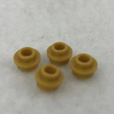 LEGO 85861 Pearl Gold Plate, Round 1 x 1 with Open Stud (x4)