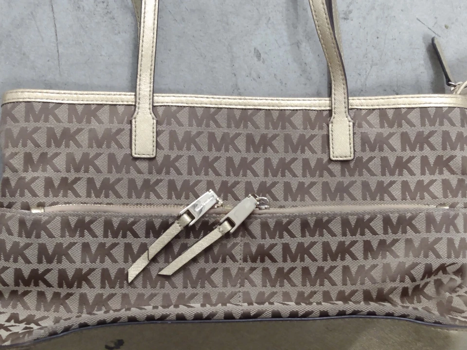 Michael Kors Kempton Signature Brown Tote Handbag Purse - Изображение 4 из 4
