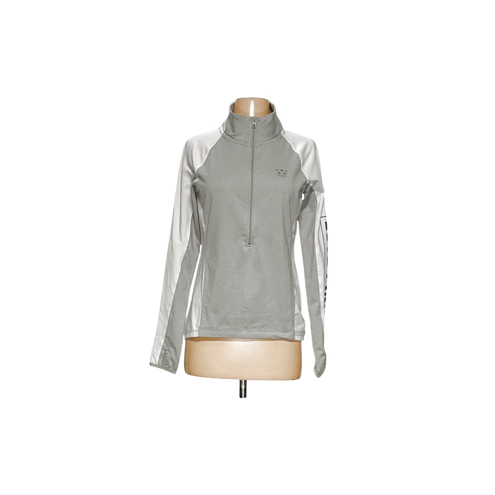 victoria-secret-vs colorblock henley sweatshirt