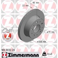 Zimmermann 2X Bremsscheibe Hinten Ø300 Mm AußEnbelüFtet FüR Peugeot Boxer