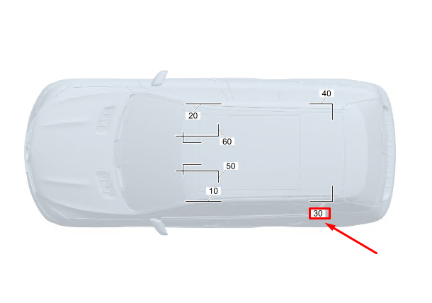Neu MERCEDES-BENZ EQC Kabelbaum für Hinterradentriegelung A2535405301 Original