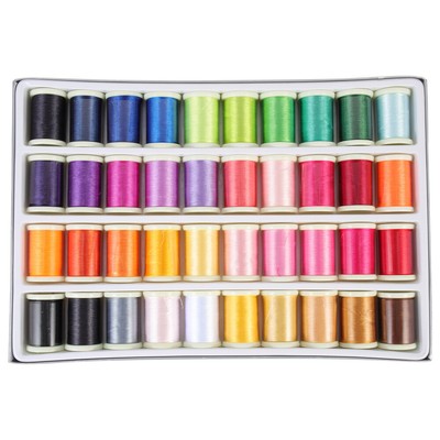  40 Rolls Stickgarn Reisen Stickkits Für Anfänger Handwerkliches Nähgarn