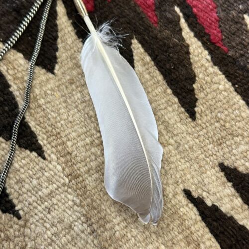 Ann Demeulemeester Sterling Silver Feather Pin With Chains - Picture 3 of 7