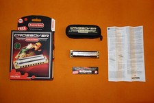 new HOHNER CROSSOVER HARMONICA Key Bb w/ case professional country blues harp