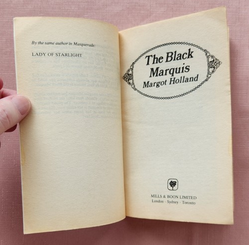 The Black Marquis Book by Margot Holland, Paperback, 1981, Ex-Library - Picture 3 of 12