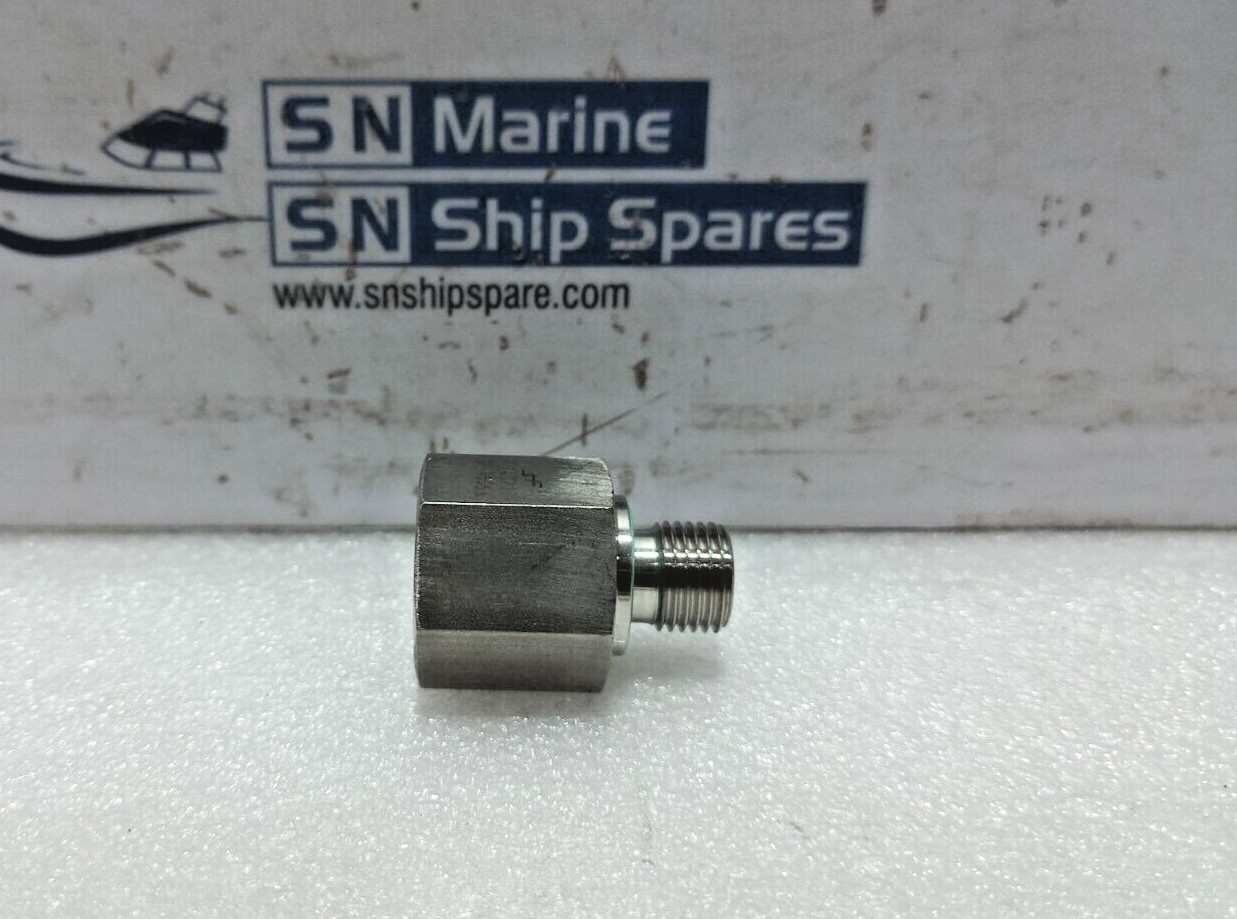 Parker RI/4X3/871 Reducer Male Stud G1/4X Female 3/8 BSPP 7PCs In Lot