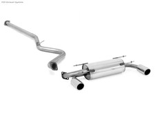  Racinganlage (mit Soundrohr) Toyota GT86 & für Subaru BRZ je 100mm