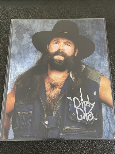 Hoja fotográfica firmada por Hotch Mantell 8x10 certificado de autenticidad WWE automático