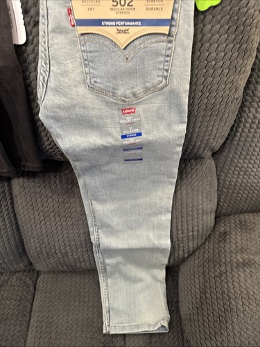 Levi Boys Bundle - Slim Shorts - 502 Taper Stretch Pants- Size 10 Regular - Picture 5 of 6