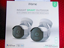 iHome Smart Outdoor HD Wi-Fi * Camera 2 Pack, With Night Vision * Free Shipping