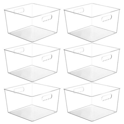 Vtopmart 6 Pack Extra Large Clear Plastic Storage 11inch-XXL,