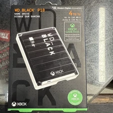 WD BLACK P10 For Xbox 4TB External USB Portable Game Drive Free Shipping