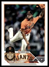 Camilo Doval 2023 Topps #262 San Francisco Giants 31300 Baseball Card