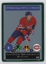 1995-96 Playoff One on One Challenge Patrice Brisebois #272 1k9