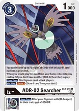 Digimon Card Game ADR-02 Searcher Common EX2-046 C Digital Hazard NM