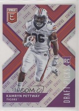 2018 Elite Draft Picks Status Purple Die-Cut Variation 39/99 Kamryn Pettway 0f6