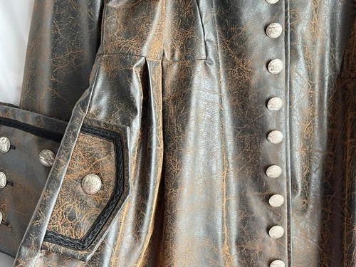 SHRINE HOLLYWOOD Pirate Renaissance Galleon Coat Men XXL Very Heavy Quality USA image 13