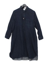 OAS Shirt Mini Dress UK16 in Blue