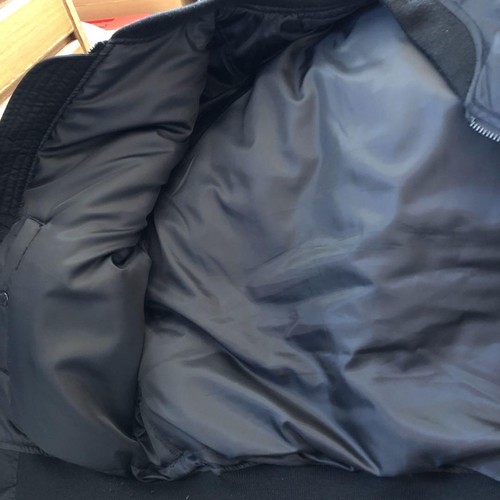 AVIREX Nylon Blouson Jacket Black Width 62cm Length 68cm - Picture 8 of 8