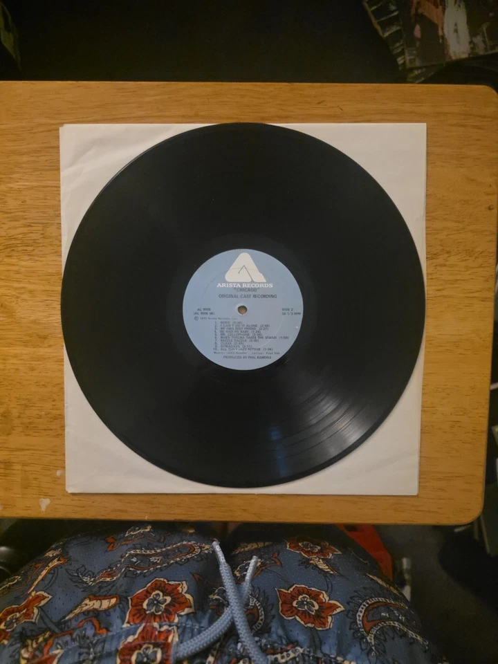 Chicago Broadway Cast LP 1975 Arista AL-9005 Gwen Verdon Chita Rivera VG+ Foto 4 de 4