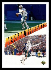 Dan Marino / Mark Clayton 1991 Upper Deck #34 Miami Dolphins *215