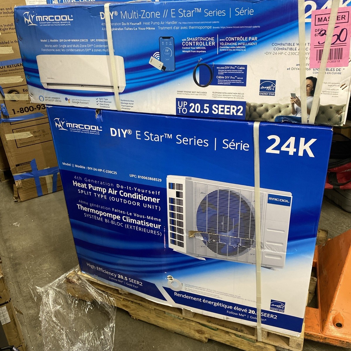 4th Gen Mrcool Mini Split Units MRCOOL DIY 12K 12,000 BTU 22 SEER