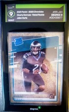Degree 9 💥2021 Panini Donruss Jalen Hurts 2020 Chronicles Clearly Donruss RC