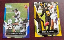 2021 Panini NFL Score Chris Boswell 116/225 & ARTIST PROOF Justin Tucker 33/35