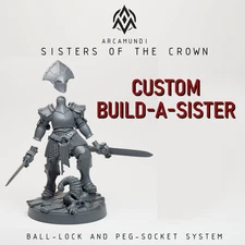 Arcamundi - Build-A-Sister - Grimdark Pilgrims - Compatible with Trench Crusade