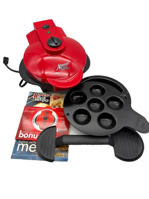 Xpress Redi Set Go Electric Cooker Grill w/ Plates Model 05-53688 Red Open Box