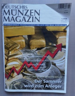 Deutsches Münzen Magazin Ausgabe 01/2026 Januar März 39.Jahrgang