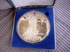 1996 Giant Statue Liberty Proof Coin, 1 Half Pound, .999 Fine Silver with 24K Go