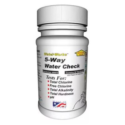 Industrial Test Systems 480015 Test Strips, 5-In-1 City Water Check, Pk50