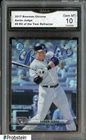 2017 Bowman Chrome RC of the year Refractor Aaron Judge Yankees RC Rookie GMA 10