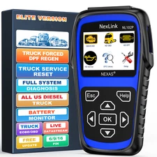 NEXAS NL102P Diesel Heavy Duty Truck OBD Diagnostic Scanner DPF Regen Oil Reset