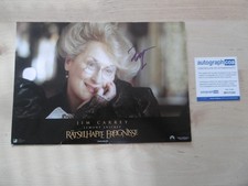 Meryl Streep autograph signed A4 lobby card "Lemony Snicket" ACOA