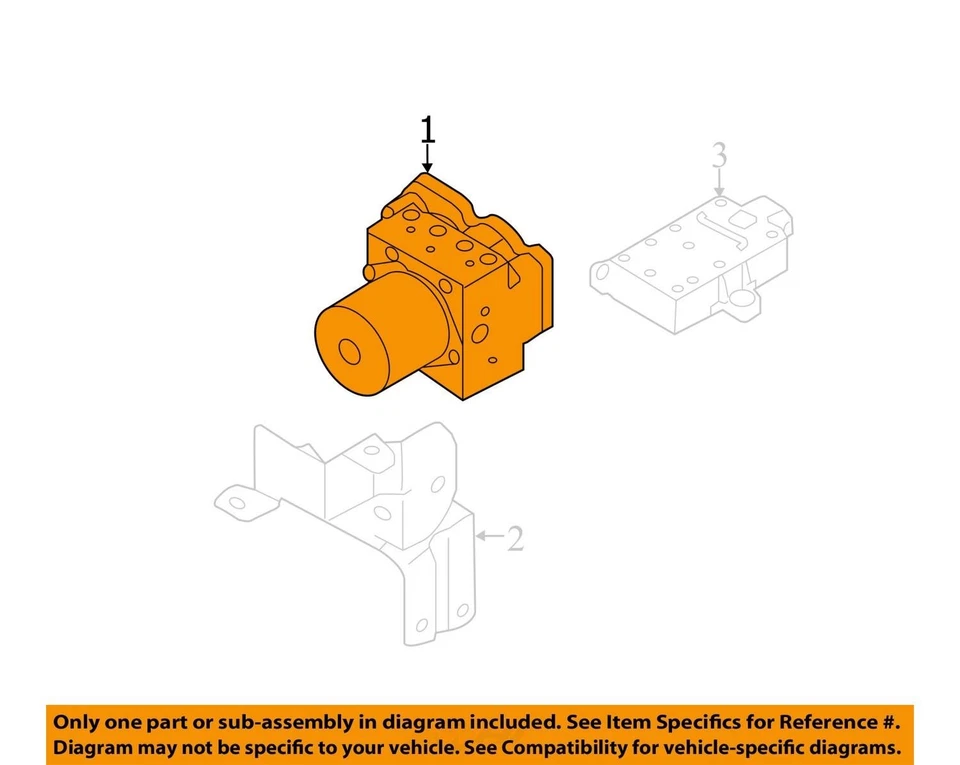 Kia Sorento 2015 ABS bomba actuador de freno antibloqueo fabricante de equipos originales 74 k millas - LKQ354346396 Foto 4 de 4