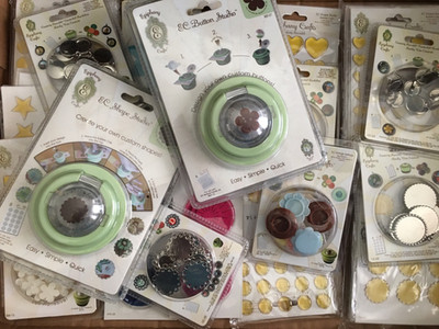Epiphany Craft Button & Shape Tools, Charms, Felt Flowers, Bubbles - Choice