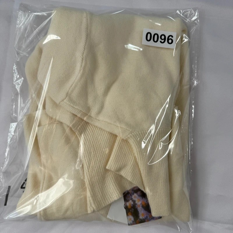 Cider Womens Polo Neck Jumper Cream L image 7