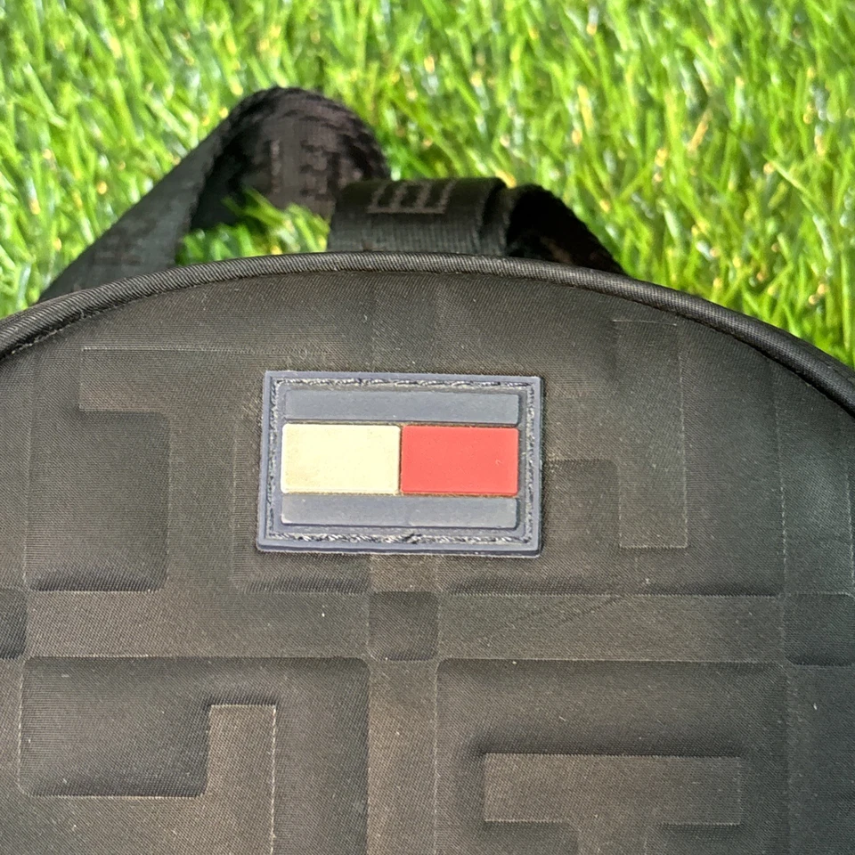 Tommy Hilfiger Mini Mochila Negro Logo Bolso Informal de Viaje  Foto 4 de 4