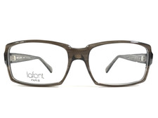 Jean Lafont Eyeglasses Frames Foujita 318 Transparent Gray Chevron 54-15-137